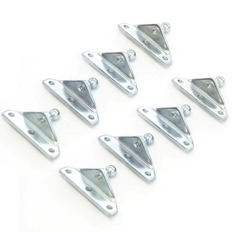 8 Ball Stud Brackets 10mm Compatible with Gas Prop Strut Spring Lift Coated Steel 10mm