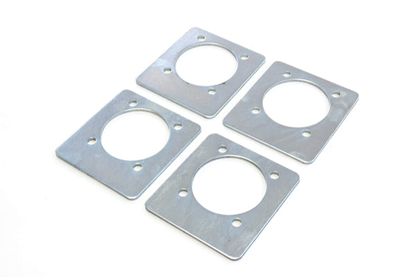4) Backing Plate Mounting Plates for D Ring Plate Tie Down Recessed