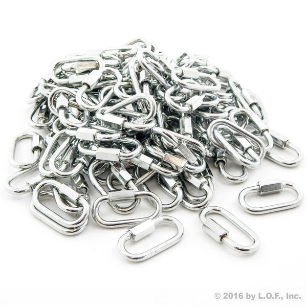 Red Hound Auto 100 Quick Link Chain Cable Strap Connector Rigging 1/8 Inch 3.1mm
