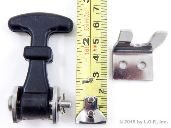 Rubber Hood Latch Catch Hold-Down Kit 2.5 Inch Mini Easy Grip Draw Latch Stainless Steel Brackets and Hardware Replacement 2 1/2 Compartment Luggage Container Battery Box Tiedown LP Bottle Cover