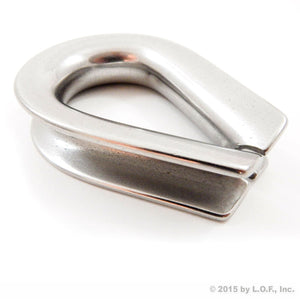 Red Hound Auto 1/2 Inches (13mm) Stainless Steel Wire Rope Cable Thimbles