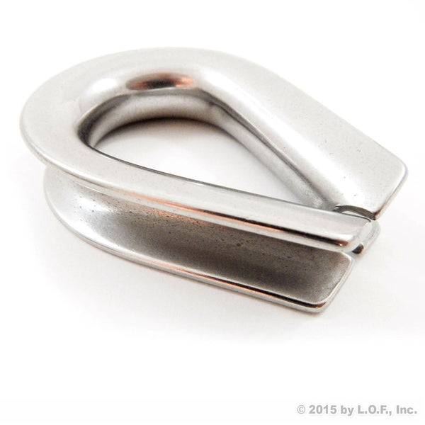 Red Hound Auto 1/2 Inches (13mm) Stainless Steel Wire Rope Cable Thimbles