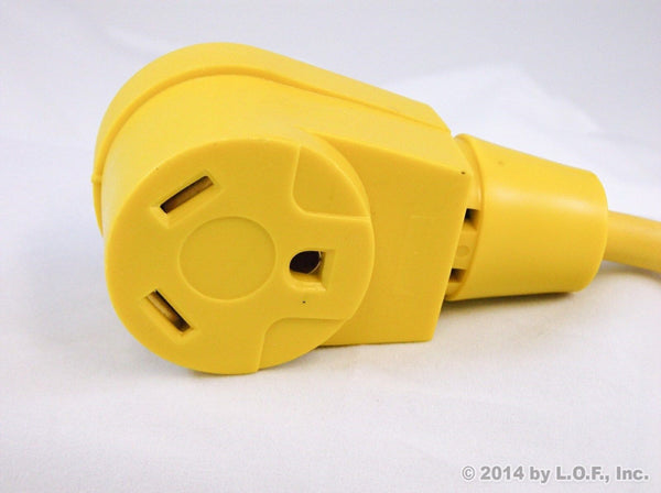 15a Male to 30a Female RV Camper Power Electrical Adapter Amp DogBone Converter