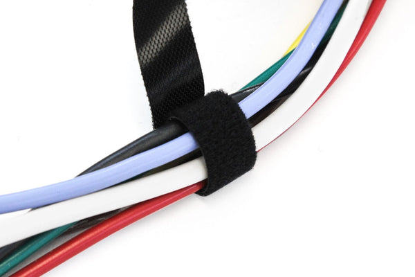 15FT Reusable .5 Inches (1/2 Inches) Roll Hook & Loop Cable Fastening Tape Cord Wraps Straps
