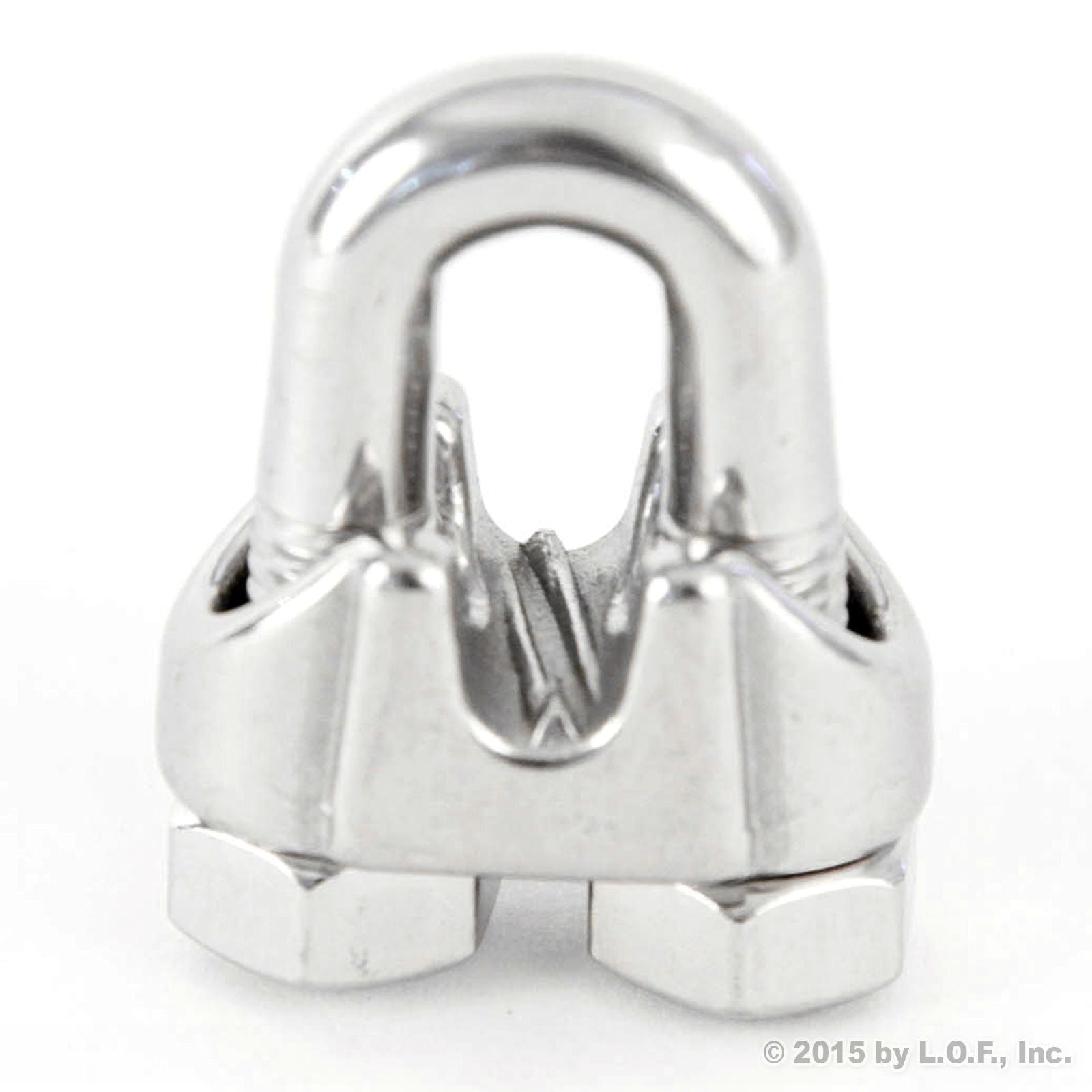 Red Hound Auto Malleable Galvanized Wire Rope Cable Clip 1/8 Inches - 3mm Premium