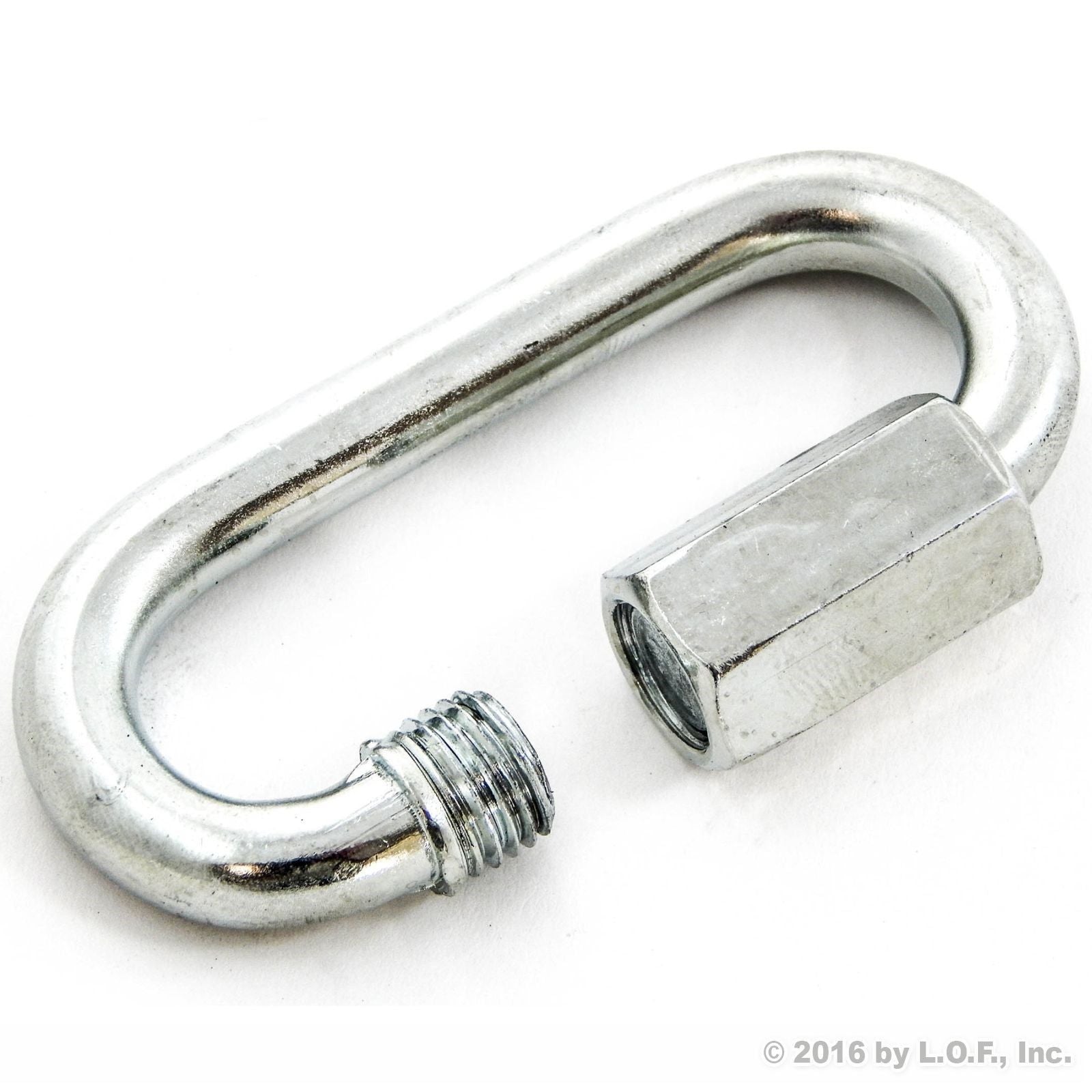 Red Hound Auto 1 Quick Link Chain Rope Cable Connector 3 Inches Long Heavy Duty 3/8 Inches Thick 1760 Pound