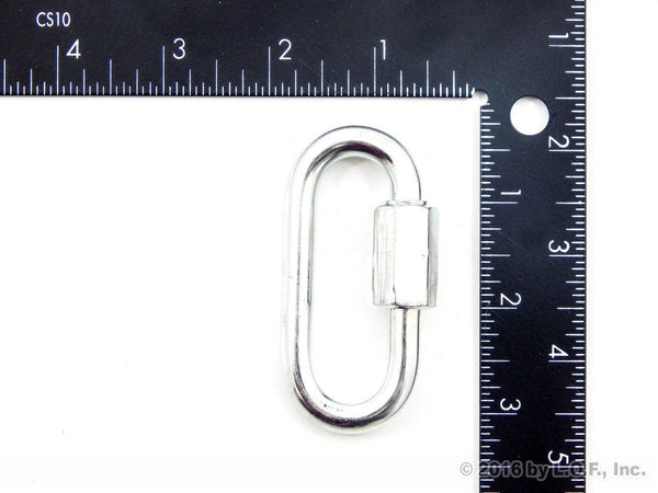 Red Hound Auto 1 Quick Link Chain Rope Cable Connector 3 Inches Long Heavy Duty 3/8 Inches Thick 1760 Pound
