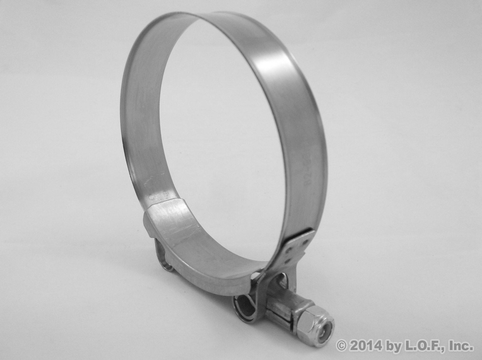 1x Premium 304 Stainless Steel T-Bolt Turbo Hose Clamp 3.5 Inches 82-90mm