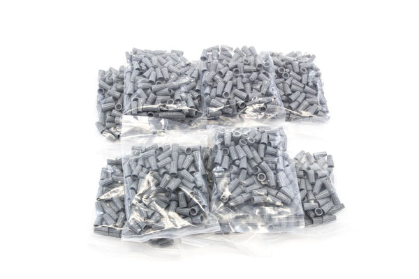2500 pcs Grey Screw on Wire Connectors Twist-On Easy Screw Pack