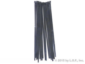 25-Pack Heavy Duty 8 Inches (40lbs) Zip Cable Tie Down Strap Wire UV Black Nylon Wrap