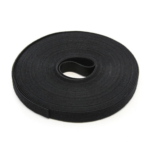 30FT Reusable .5 Inches (1/2 Inches) Roll Hook & Loop Cable Fastening Tape Cord Wraps Straps