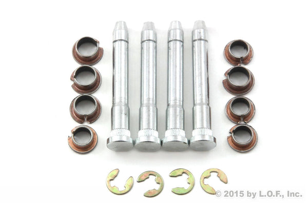 Red Hound Auto 4 Pin & Bushing Kit Door Hinge Compatible with Chrysler Dodge Plymouth with 8 Bushings & 4 Clips