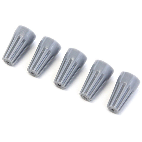 500 pcs Grey Screw on Wire Connectors Twist-On Easy Screw Pack