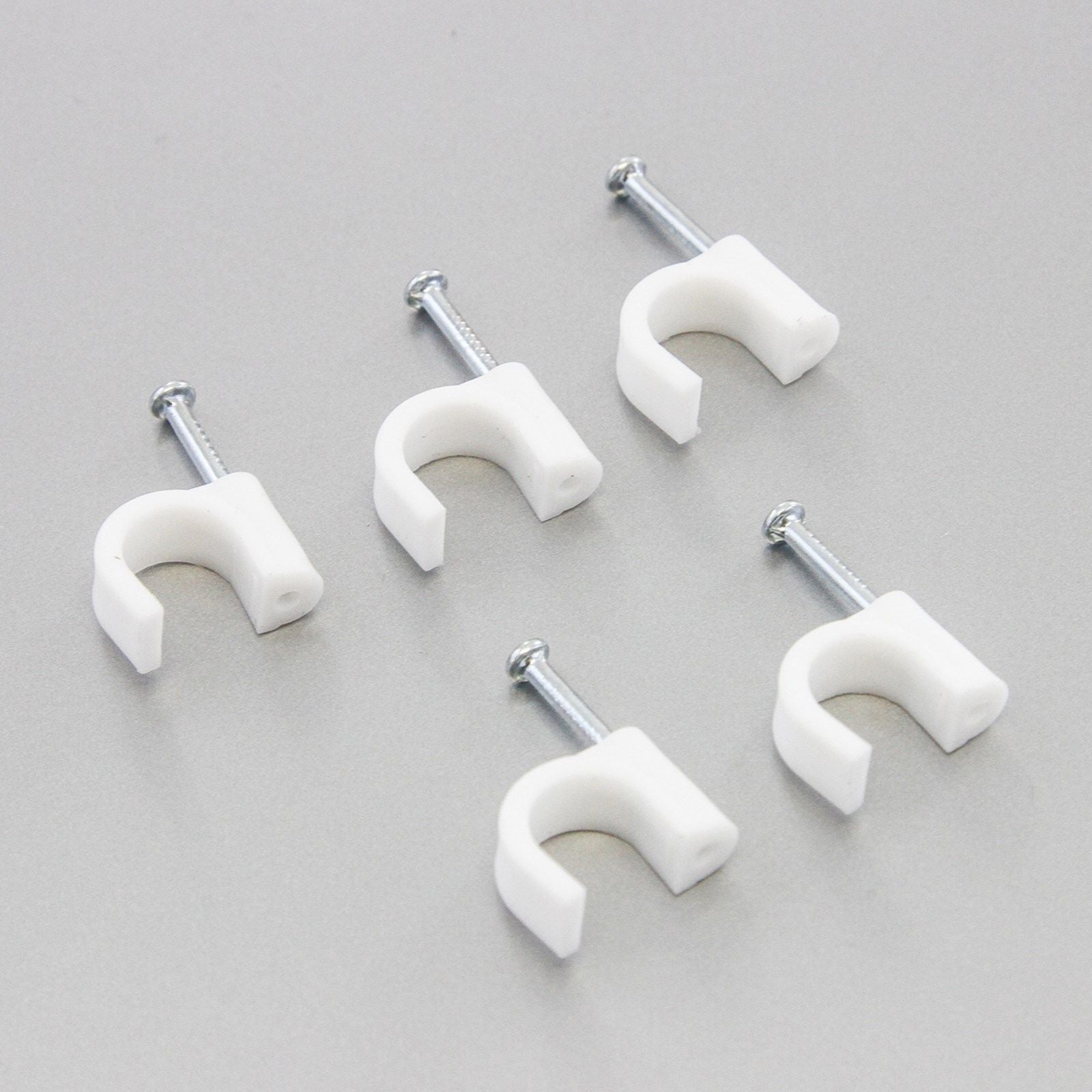 Eagle Phone Nail-In Clip 20 Pack Cable Fastener Strap Modular Telephone Cable  Clips Wire Fasteners,