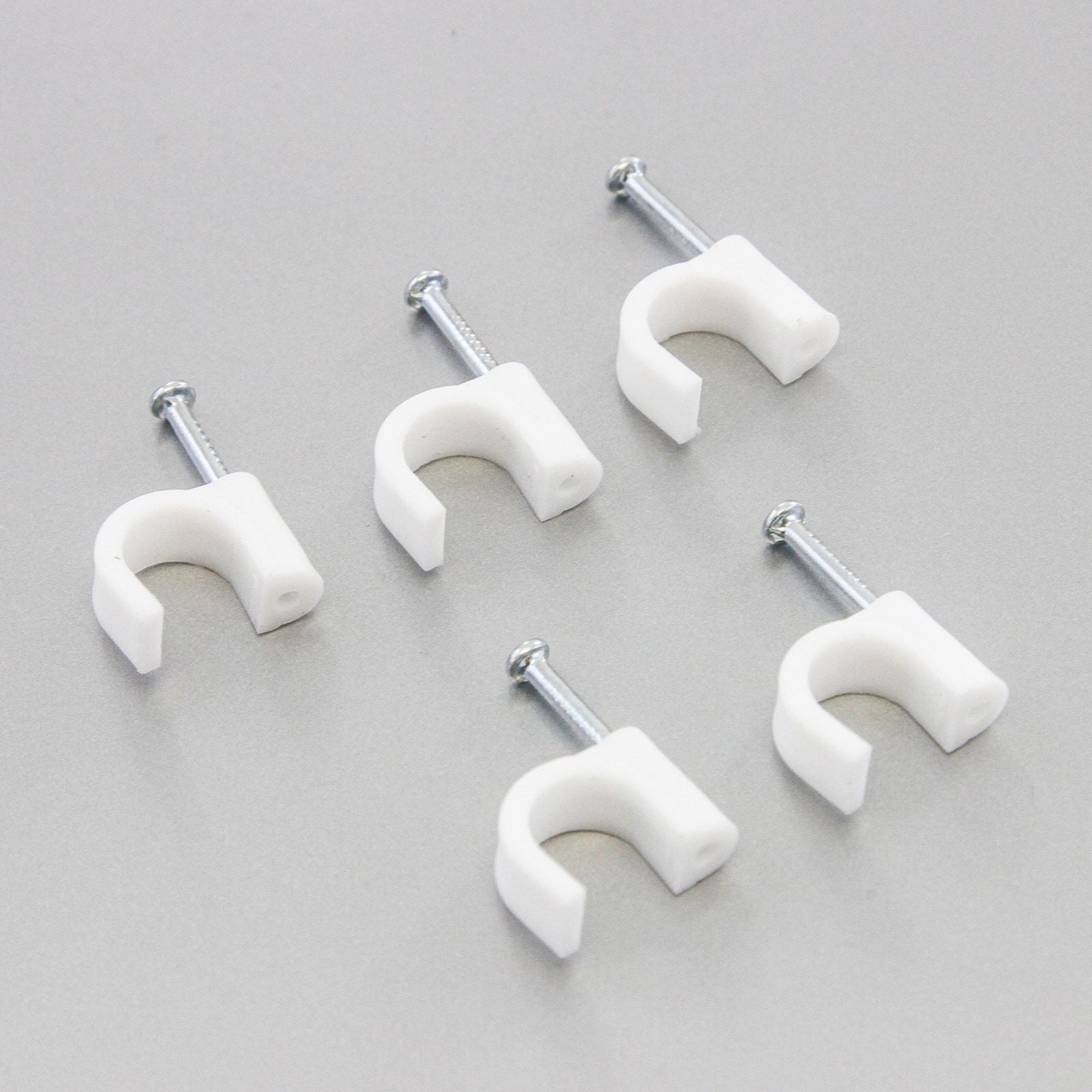 Coaxial cable deals nail in clamps