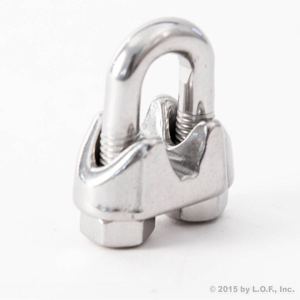 Red Hound Auto Malleable Galvanized Wire Rope Cable Clip 5/16 Inches - 8mm Premium