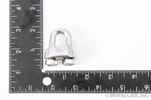 Red Hound Auto Malleable Galvanized Wire Rope Cable Clip 5/16 Inches - 8mm Premium