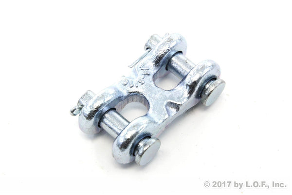Red Hound Auto (6) Safety Chain RePair Link 1/4 Inch - 5/16 Inch Twin Link Clevis 3900 WLL