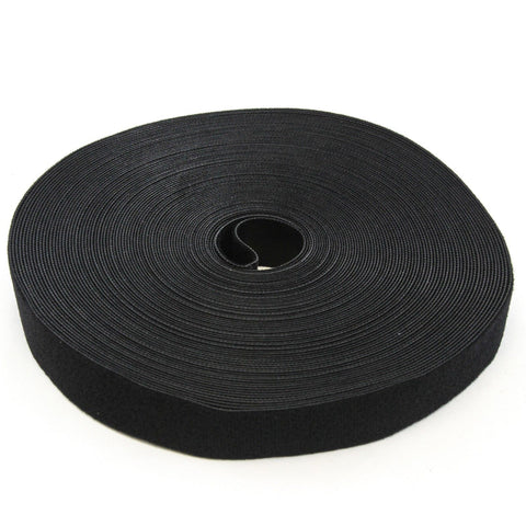 75FT Reusable 1 Inch Roll Hook & Loop Cable Fastening Tape Cord Wraps Straps
