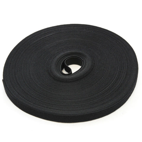 75FT Reusable .5 Inches (1/2 Inches) Roll Hook & Loop Cable Fastening Tape Cord Wraps Straps