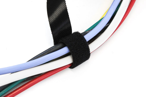 75FT Reusable .75 Inches (3/4 Inches) Roll Hook & Loop Cable Fastening Tape Cord Wraps Straps