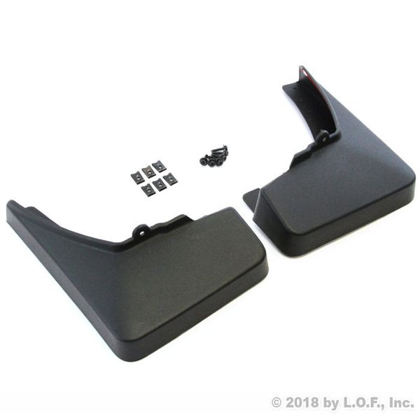 Red Hound Auto Compatible with GMC Terrain 2010-2015 Mud Flaps Splash Guards Rear Molded 2pc Pair