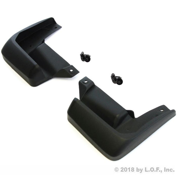 Red Hound Auto Compatible with Honda Civic 2016-2017 Mud Flaps Splash Guards Front Molded 2pc Pair Does not fit Si Models