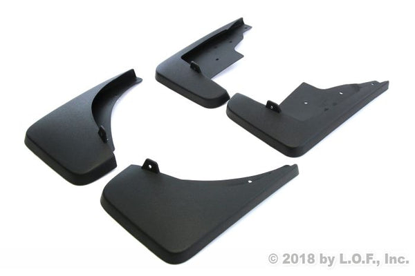 Red Hound Auto Compatible with Jeep Compass 2011-2016 Mud Flaps Splash Guards Front and Rear Molded 4pc Full Set