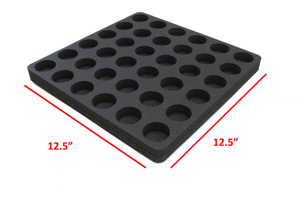 Polar Whale 2 Coffee Pod Storage Organizers Tray Drawer Insert for Kitchen Home Office Waterproof Washable  12.5 X 12.5 X 1 Inches Holds 36 Each (72 Total) Compatible with Keurig K-Cup