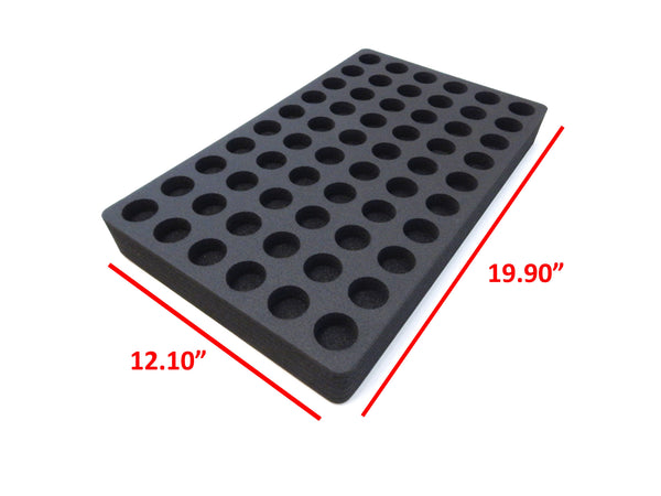Polar Whale Espresso Capsule Storage Organizer Tray Drawer Insert for Kitchen Home Office Waterproof  12.1 X 19.9 X 2 Inches Holds 60 Compatible with Nespresso Original Originalline