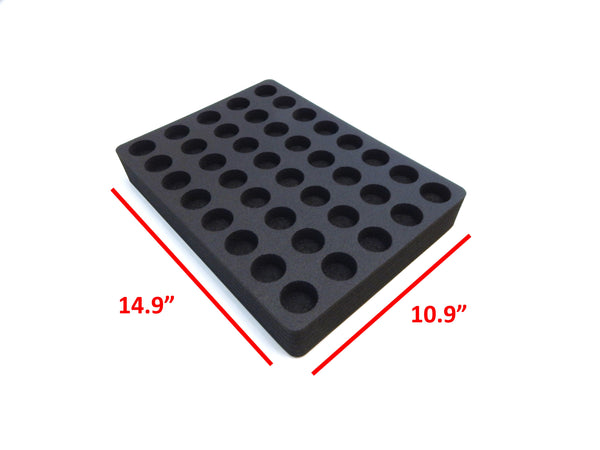 Polar Whale Espresso Capsule Storage Organizer Tray Drawer Insert for Kitchen Home Office Waterproof  10.9 X 14.9 X 2 Inches Holds 40 Compatible with Nespresso Original Originalline