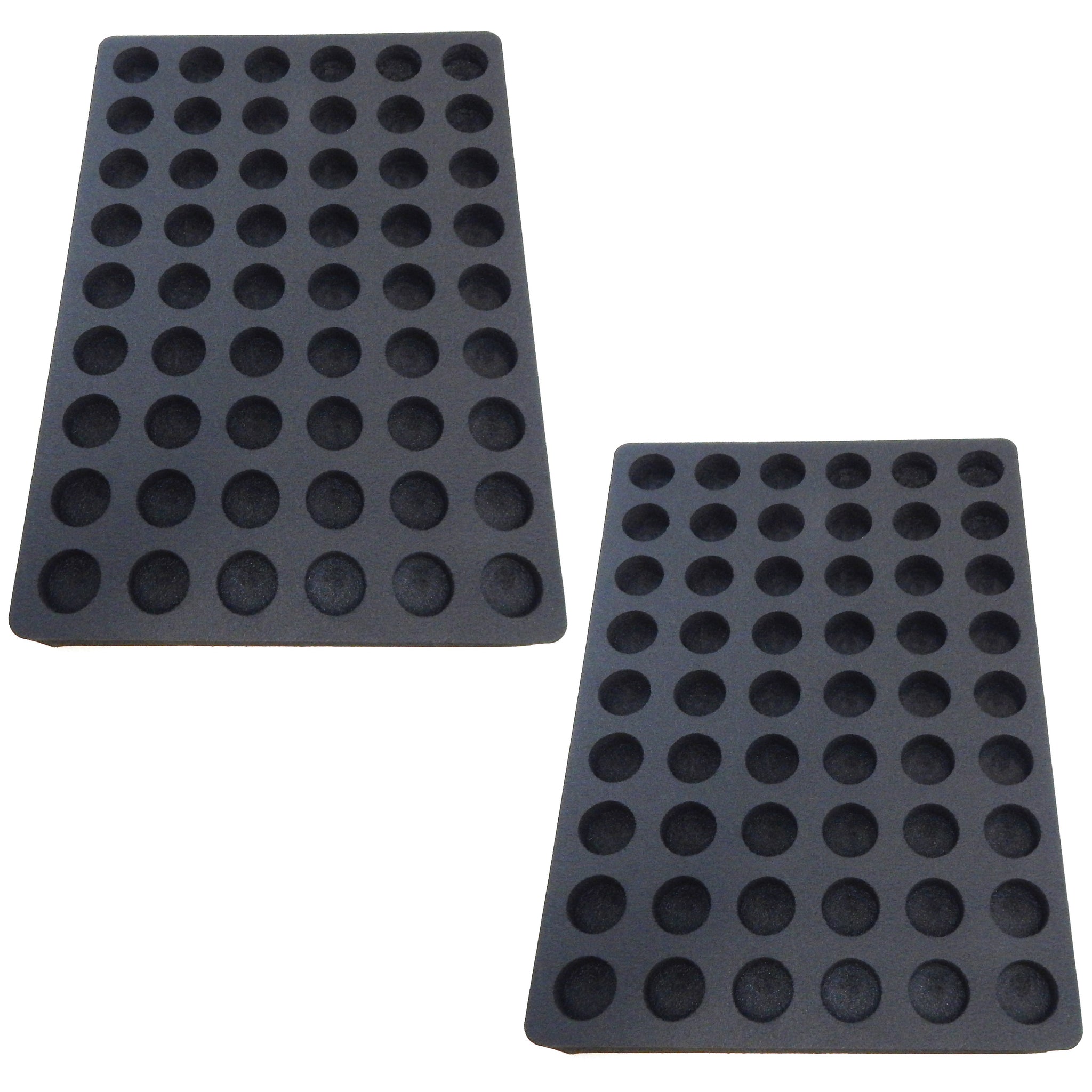 Polar Whale 2 Espresso Capsule Storage Organizers Tray Drawer Insert Home Office Waterproof  12.6 X 17.9 X 2 Inches Holds 54 Each (108 Total) Compatible with Nespresso Original Originalline