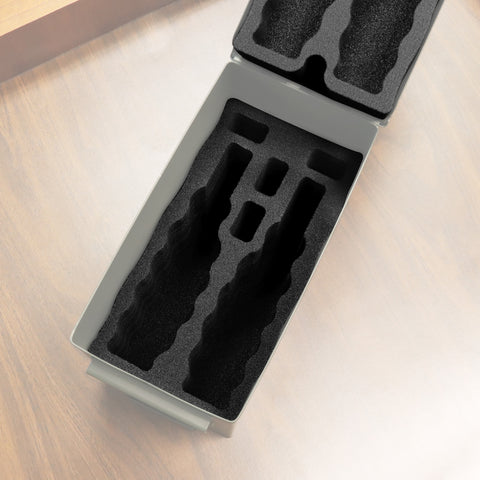 Polar Whale 2 Pistol 4 Magazine Tactical Transport Storage Case Insert Kit Pre-Cut Firearm Holder Fits Inside 50 Caliber Ammo Can (Can Not Included) .50 Cal Black Foam Liner M2A1