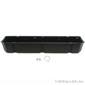Red Hound Auto Under Seat Storage Box Compatible with Ford F-150 SuperCrew 2015-2022 and SuperDuty F-250 F-350 Crew Cab 2017-2022 Cab Without OEM Underseat Floor Mounted Flip-up Storage System