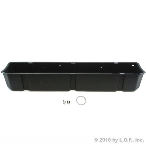 Red Hound Auto Under Seat Storage Box Compatible with Ford F-150 SuperCrew 2015-2022 and SuperDuty F-250 F-350 Crew Cab 2017-2022 Cab Without OEM Underseat Floor Mounted Flip-up Storage System