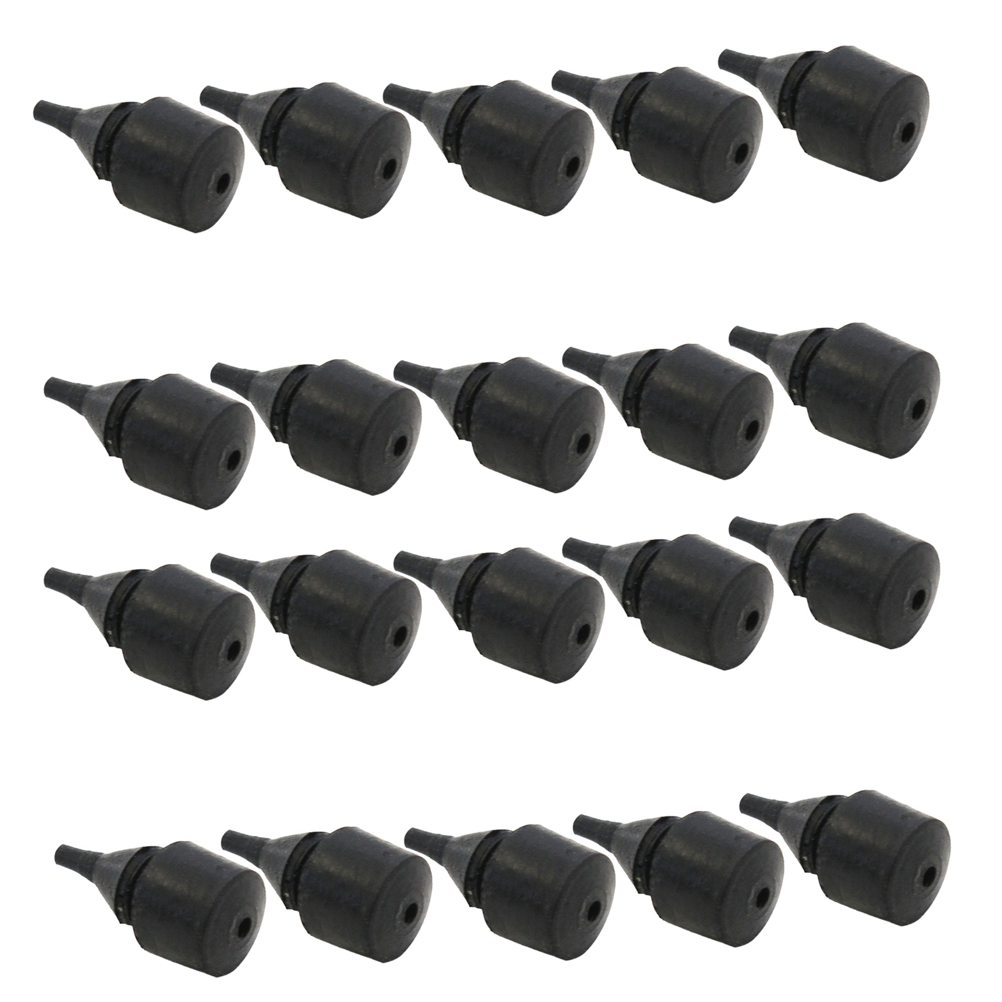 Red Hound Auto 20 Fuel Filler Door Rubber Stop Bumpers Cushion Stopper Compatible with Chevy GMC (1999-2006 Silverado, 2004-2012 Colorado, 2000-2006 Yukon)