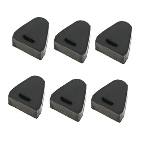 Red Hound Auto 6 Rubber Tailgate Bumpers Compatible with Silverado Sierra Right or Left Side Latch Cushion Stop