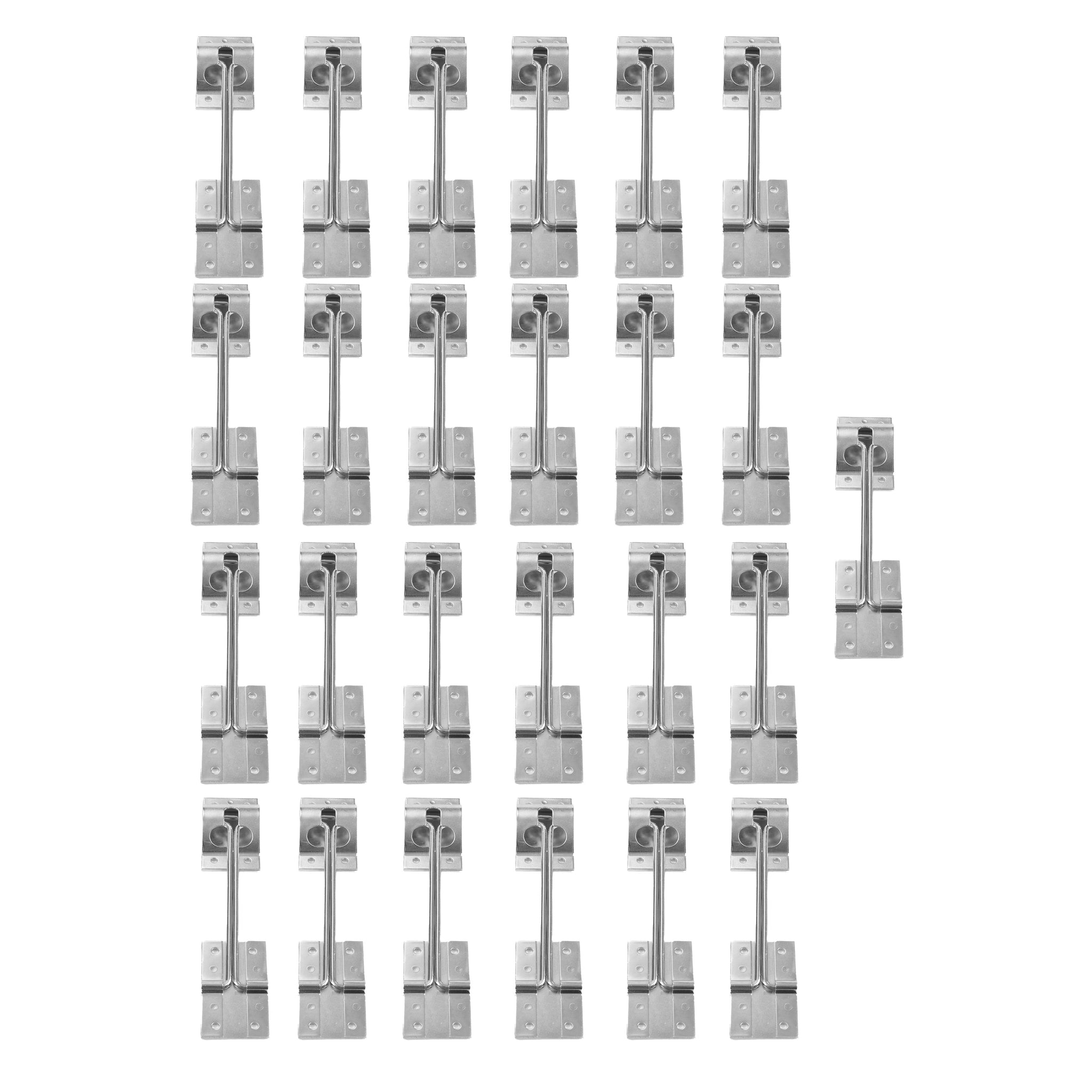 Red Hound Auto 25 Metal T-Style Door Holder Entry Door Catches 6 Inch Long Compatible with RV Trailer Camper Exterior Door Hold Hook & Keeper Hardware Zinc Plated Steel