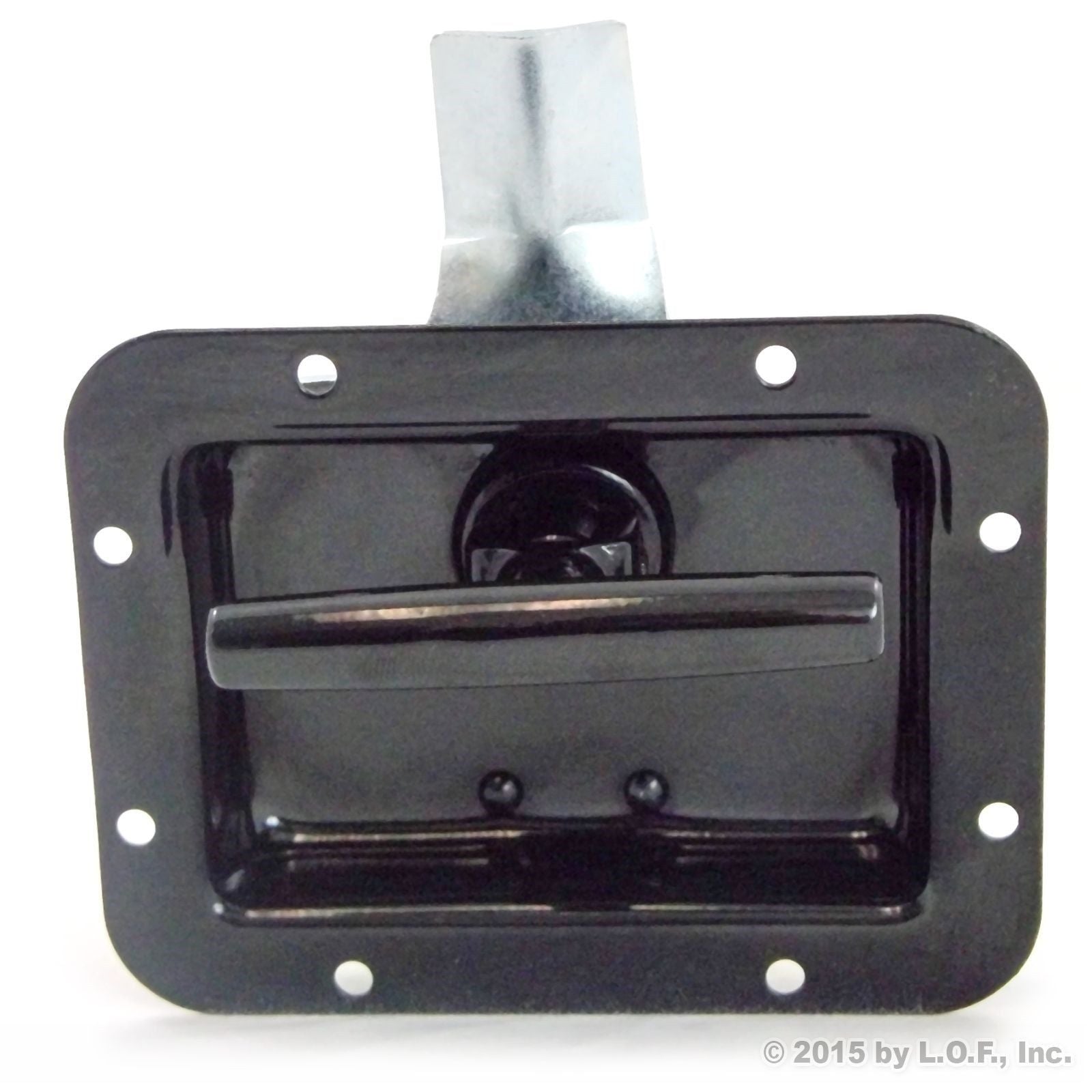RV Paddle Lock Black Folding T Handle Compatible with Travel Trailer Compartments Utility Body Underbody Box Replacement for some OEM