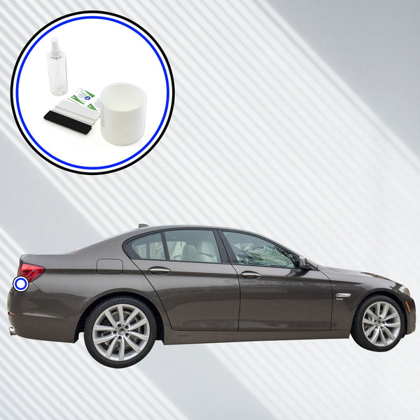 Red Hound Auto Rear Bumper Paint Protection Film 2011-2016 Compatible with BMW (5 Series 520i 528i 530i 535i 550i 535d) 1pc Custom Guard Clear Applique Cover Self Healing Invisible Cover Wet Install