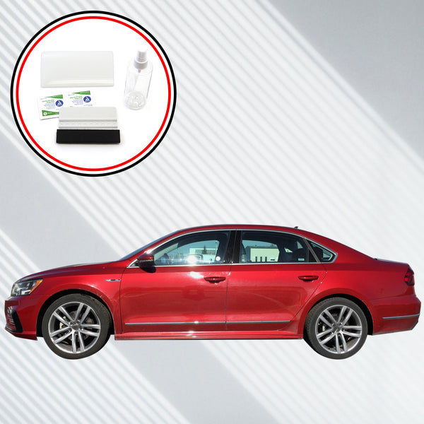 Red Hound Auto 2014-2018 Compatible with Volkswagen Passat App-Connect Car-net Screen Saver 2pc Custom Fit Invisible High Clarity Touch Display Protector Minimizes Fingerprinting 6.3 Inch