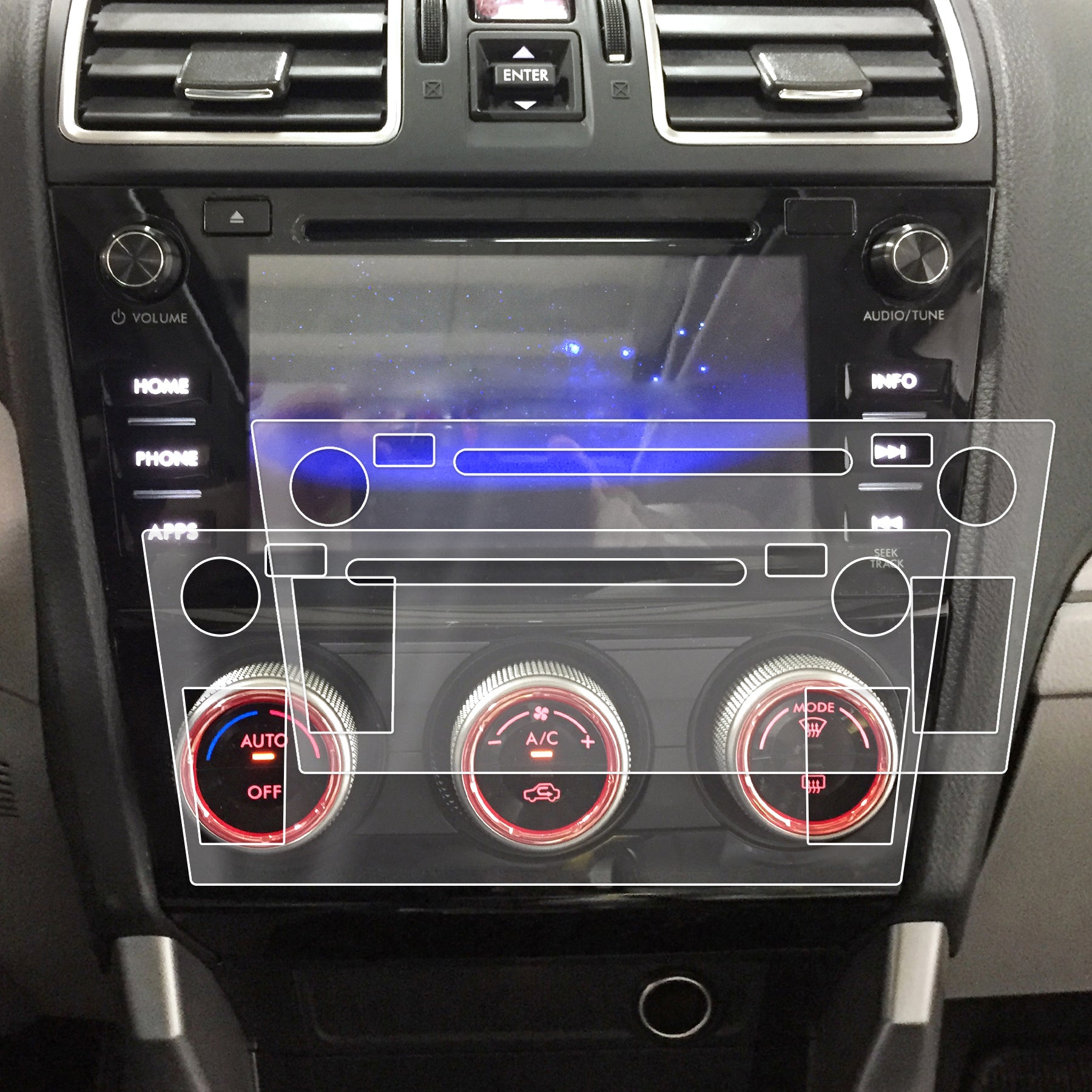 Subaru forester store screen protector