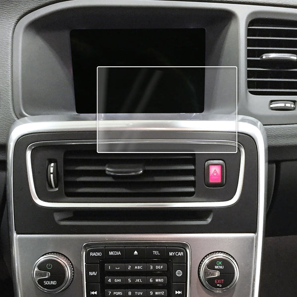Red Hound Auto Touch Display Protector 2015-2018 Compatible with Volvo V60, 2015-2017 XC60 Sensus Connect Screen Saver 1pc Custom Fit Invisible High Clarity Minimizes Fingerprinting 7 Inch