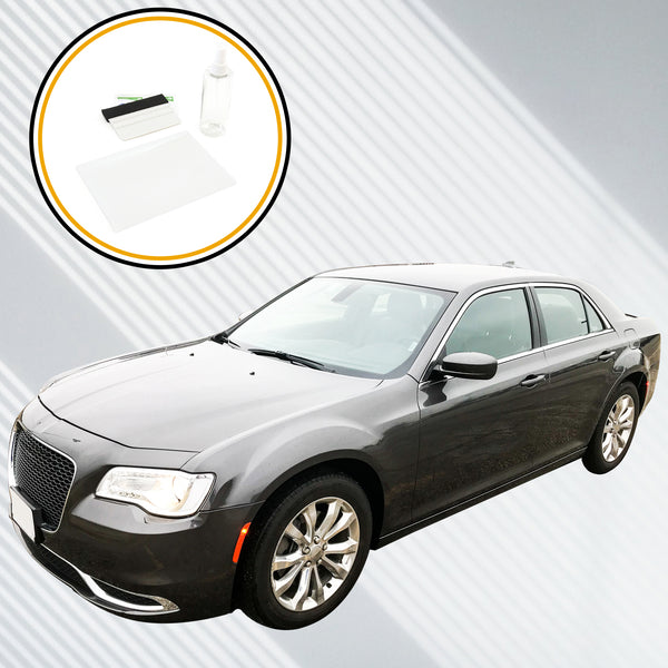 Red Hound Auto Screen Saver 1pc Compatible with Chrysler 300 Uconnect 2011-2019 Invisible High Clarity Touch Display Protector Minimizes Fingerprints 8.4 Inch