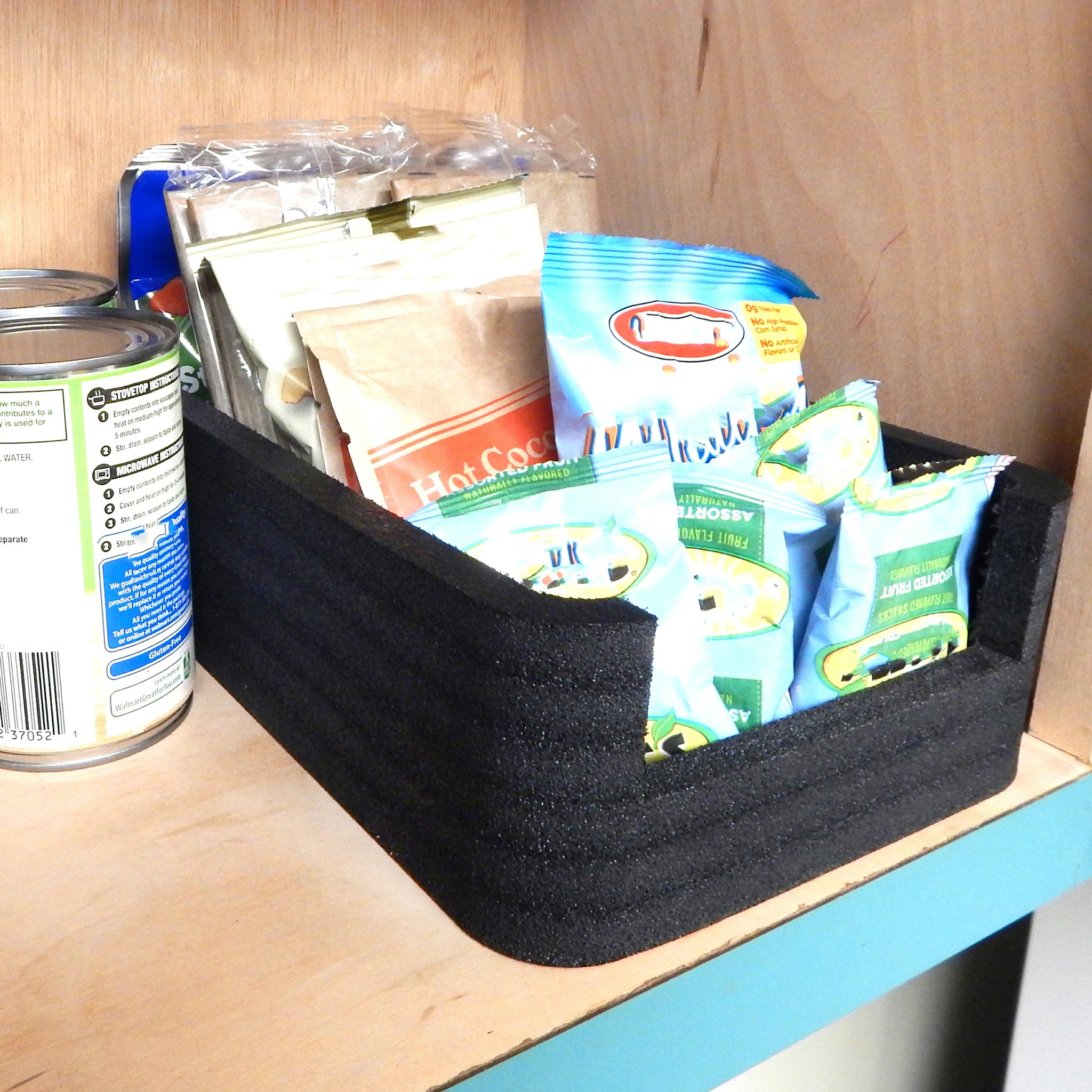 Polar Whale Food Storage Organizer Bin Tray for Kitchen Refrigerator Freezer Pantry Cabinet Cupboard for Food Produce Drinks Waterproof Washable  7" Wide x 11" Long