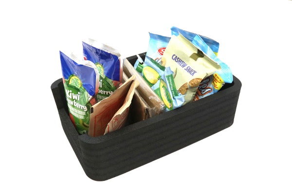Polar Whale Food Storage Organizer Bin Tray for Kitchen Refrigerator Freezer Pantry Cabinet Cupboard for Food Produce Drinks Waterproof Washable  7" Wide x 11" Long