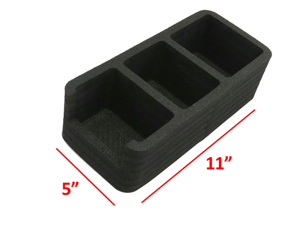 Polar Whale Food Storage Organizer Bin Tray for Kitchen Pantry Cabinet Cupboard Countertop for Spice Pouches Hot Chocolate Dressing Mixes Sugar Packets Waterproof Washable USA Made 5" Wide x 11" Long