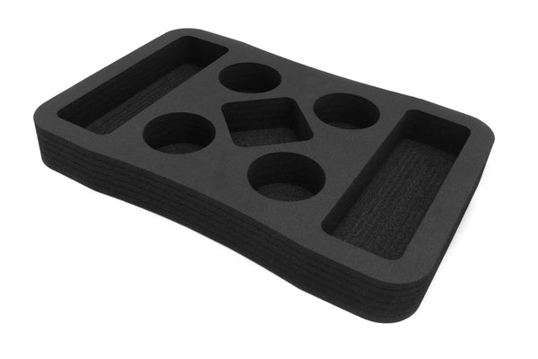 Polar Whale Floating Drink Holder Refreshment Table Tray for Pool or Beach Party Float Lounge Durable Foam 7 Compartment UV Resistant