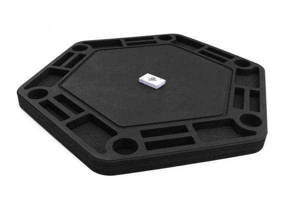 Polar Whale Floating Large Poker Table Game Tray for Pool or Beach Party Float Lounge Durable Foam 40.5 Inch Chip Slots Drink Holders with Waterproof Playing Cards Deck UV Resistant