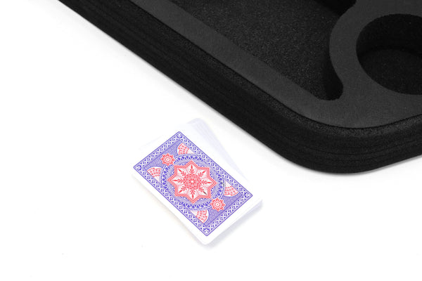Polar Whale Floating Large Poker Table Game Tray for Pool or Beach Party Float Lounge Durable Foam 40.5 Inch Chip Slots Drink Holders with Waterproof Playing Cards Deck UV Resistant